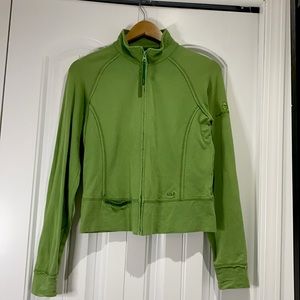 Lime Green Lole Running Jacket